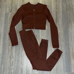 Bo+Tee Chocolate Brown 2 Piece Set